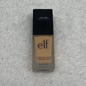 e.l.f. Flawless Satin Foundation 250 Buff Satin Finish 81374 Cruelty Free New